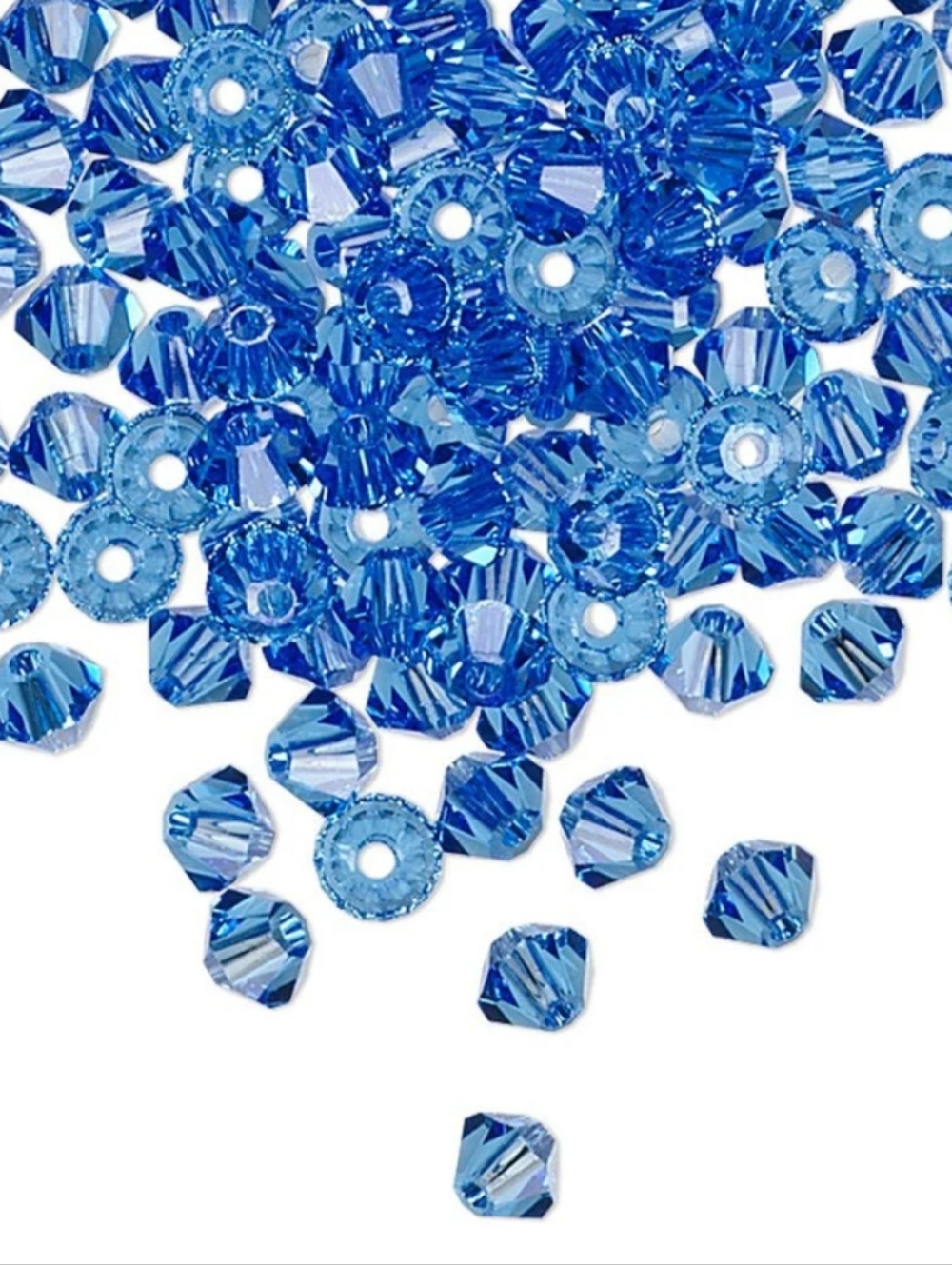 1440 Swarovski Sapphire 5301 Bicone Beads 3mm Transparent